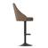 Alt View 18. Alamont Home - Chrishelle Modern Leather/Faux Leather Adjustable Height Pedestal Bar Stool (Set of 2) - Brown.