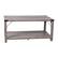Front. Alamont Home - 2-Tier Coffee Table with Metal Side Braces and Corner Caps - Gray Wash.
