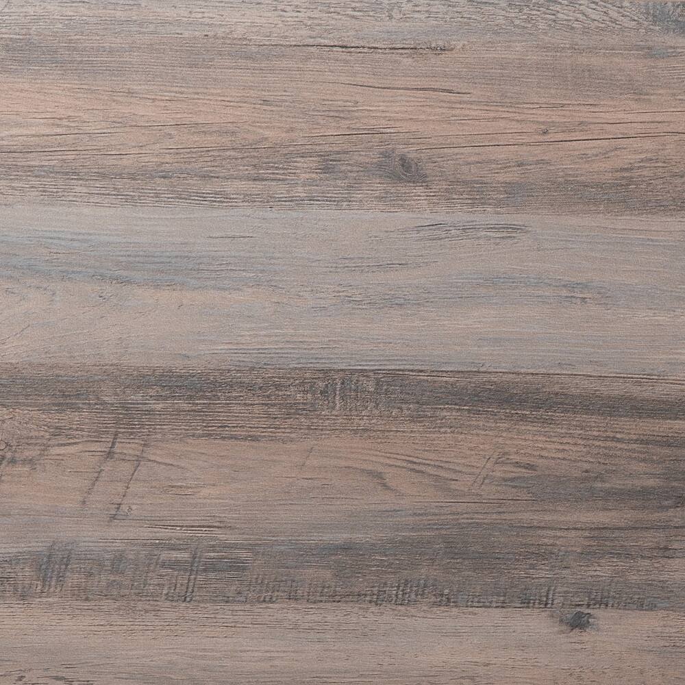 Alt View 18. Alamont Home - 2-Tier Coffee Table with Metal Side Braces and Corner Caps - Gray Wash.