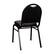 Alt View 16. Alamont Home - Commercial Dome Back Stacking Banquet Chair with Metal Frame - Black Vinyl/Black Frame.