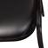 Alt View 17. Alamont Home - Commercial Dome Back Stacking Banquet Chair with Metal Frame - Black Vinyl/Black Frame.