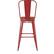 Alt View 17. Alamont Home - Kai All-Weather Commercial Bar Stool with Removable Back/Poly Seat-Red/Teak - Red/Teak.