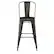 Alt View 11. Alamont Home - Carly All-Weather Bar Height Stool with Poly Resin Seat - Copper/Black - Copper/Black.