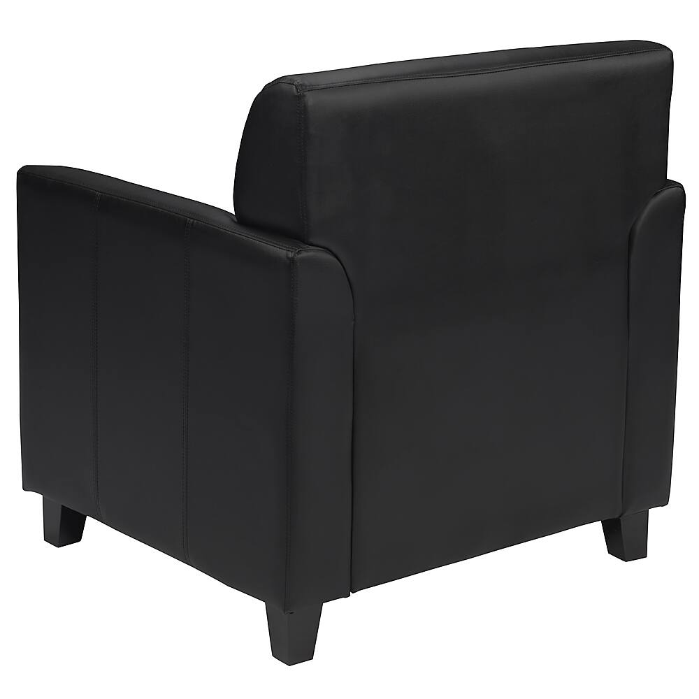Alt View 13. Alamont Home - LeatherSoft Chair with Clean Line Stitched Frame - Black.