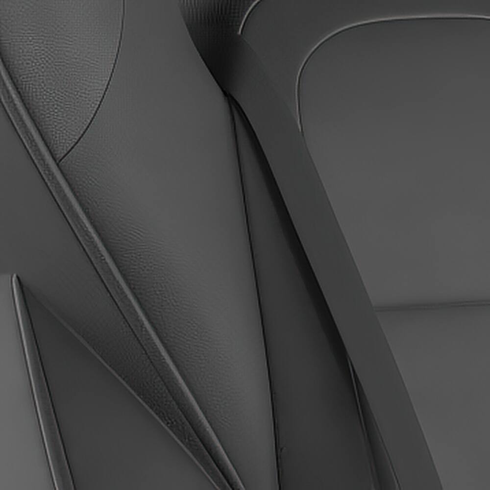 Alt View 16. Alamont Home - X40 Office Gaming Chair with Skater Wheels & Reclining Arms - Black LeatherSoft - Black.