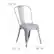 Alt View 13. Alamont Home - All-Weather Commercial Stack Chair & Poly Resin Seat - Silver/Gray.