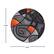 Alt View 12. Alamont Home - Jubilee Collection Abstract Style Round Accent Area Rug 7' x 7' - Orange.