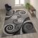 Alt View 11. Alamont Home - Valli Collection Modern Distressed Swirl Abstract Style Indoor Area Rug 8' x 10' - Grey.