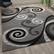 Alt View 13. Alamont Home - Valli Collection Modern Distressed Swirl Abstract Style Indoor Area Rug 8' x 10' - Grey.