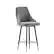 Front. Alamont Home - Shelly Modern Leather/Faux Leather Counter Height Stool (Set of 2) - Gray.