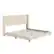 Front. Alamont Home - Hollis King Size Upholstered Platform Bed with Wingback Headboard - Beige.