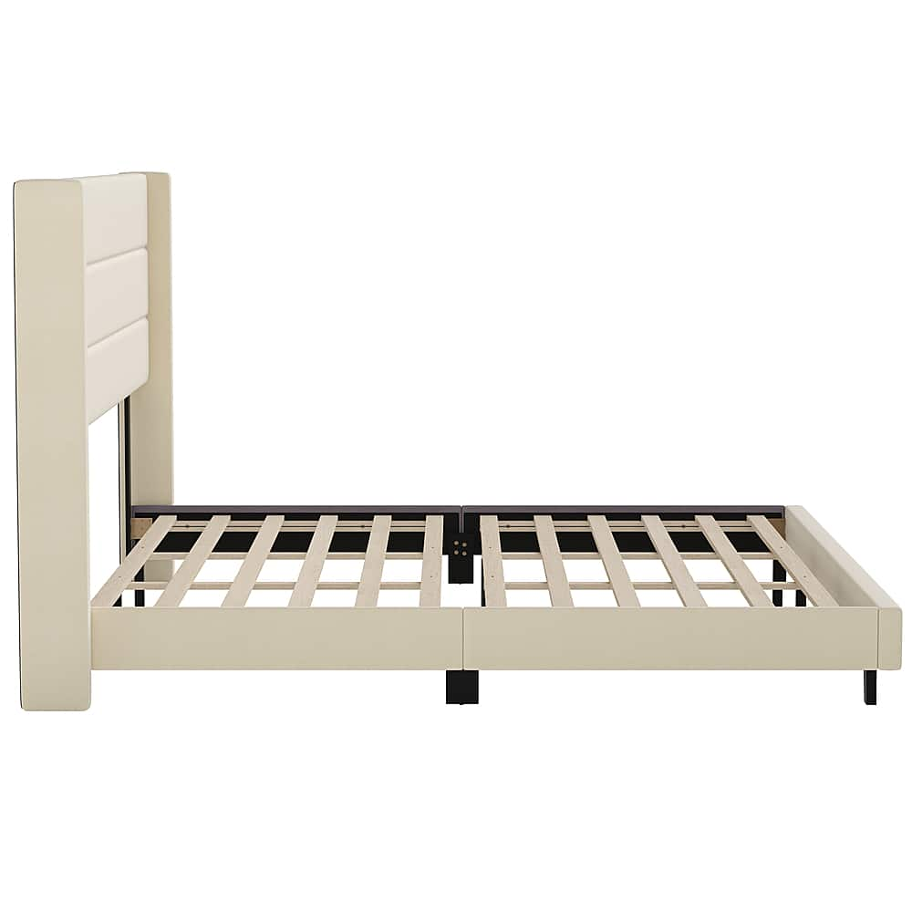 Best Buy: Flash Furniture Hollis King Size Upholstered Platform Bed ...