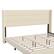 Alt View 18. Alamont Home - Hollis King Size Upholstered Platform Bed with Wingback Headboard - Beige.