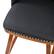 Alt View 17. Alamont Home - Julia Transitional Fabric Counter Stool (Set of 2) - Charcoal Faux Linen/Walnut.