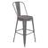 Front. Alamont Home - Lincoln Contemporary Resin Bar Height Stool - Clear Coated/Gray.