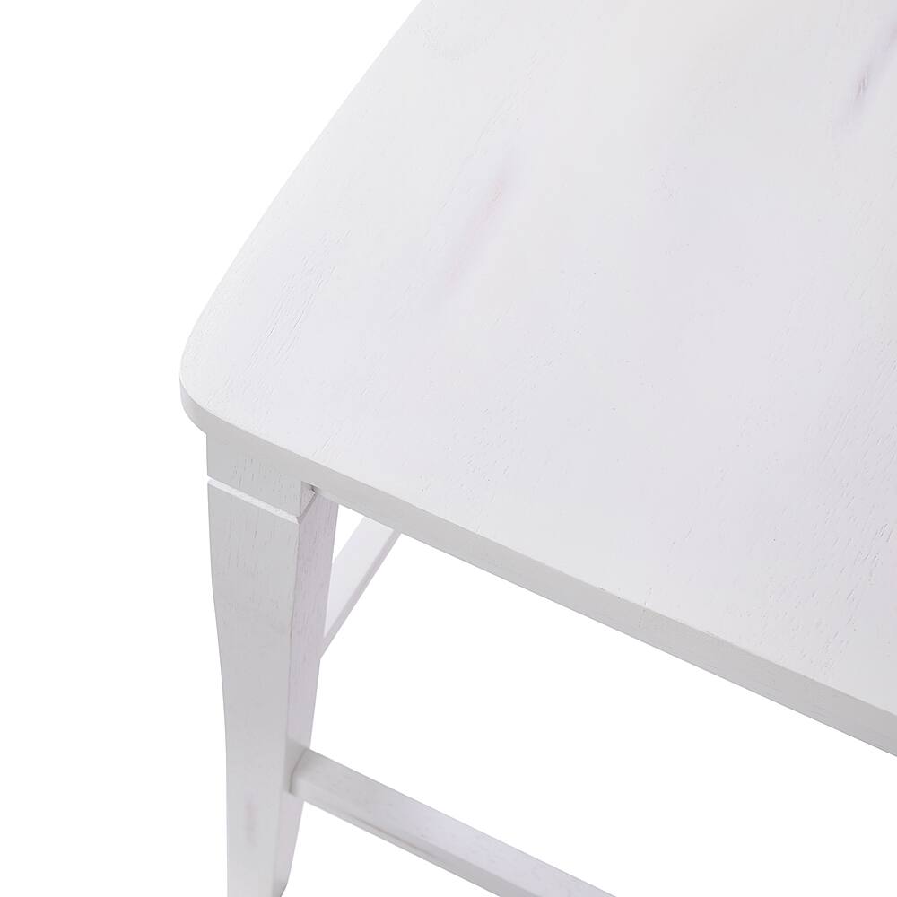 Alt View 17. Alamont Home - Liesel Rustic Wood Counter Height Stool (Set of 2) - White Wash.