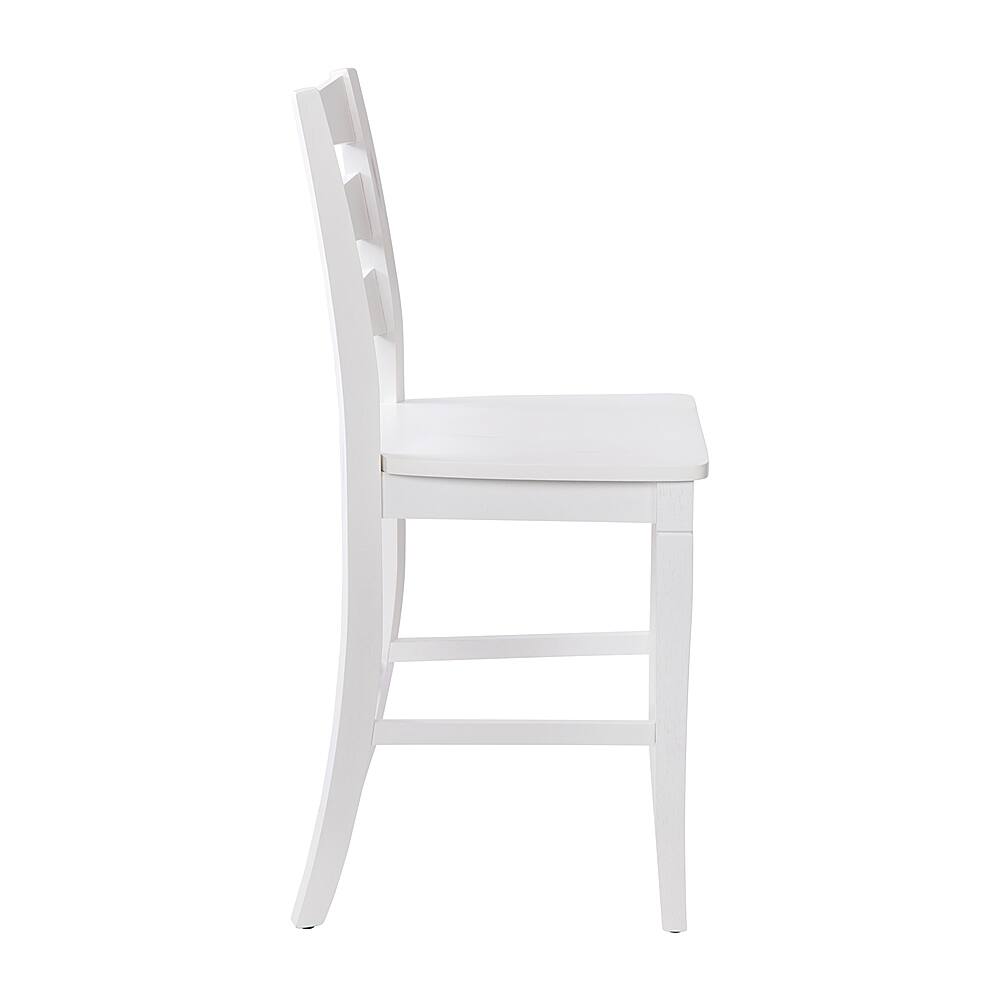 Alt View 18. Alamont Home - Liesel Rustic Wood Counter Height Stool (Set of 2) - White Wash.