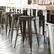 Alt View 15. Alamont Home - Cierra Industrial Resin Backless Bar Stool (Set of 4) - Gun Metal/Black.