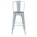 Alt View 11. Alamont Home - Carly All-Weather Bar Height Stool with Poly Resin Seat - Green-Blue/Gray - Green-Blue/Gray.