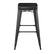 Alt View 16. Alamont Home - Kai Indoor/Outdoor Backless Bar Stool with Poly Seat - Black/Black - Black/Black.