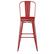Alt View 11. Alamont Home - Kai All-Weather Commercial Bar Stool with Removable Back/Poly Seat-Red/Red - Red/Red.