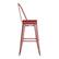Alt View 18. Alamont Home - Kai All-Weather Commercial Bar Stool with Removable Back/Poly Seat-Red/Red - Red/Red.