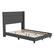 Front. Alamont Home - Hollis Full Size Upholstered Platform Bed with Wingback Headboard - Charcoal.