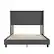Alt View 11. Alamont Home - Hollis Full Size Upholstered Platform Bed with Wingback Headboard - Charcoal.
