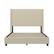 Alt View 11. Alamont Home - Quinn Queen Size Upholstered Platform Bed with Channel Stitched Headboard - Beige.