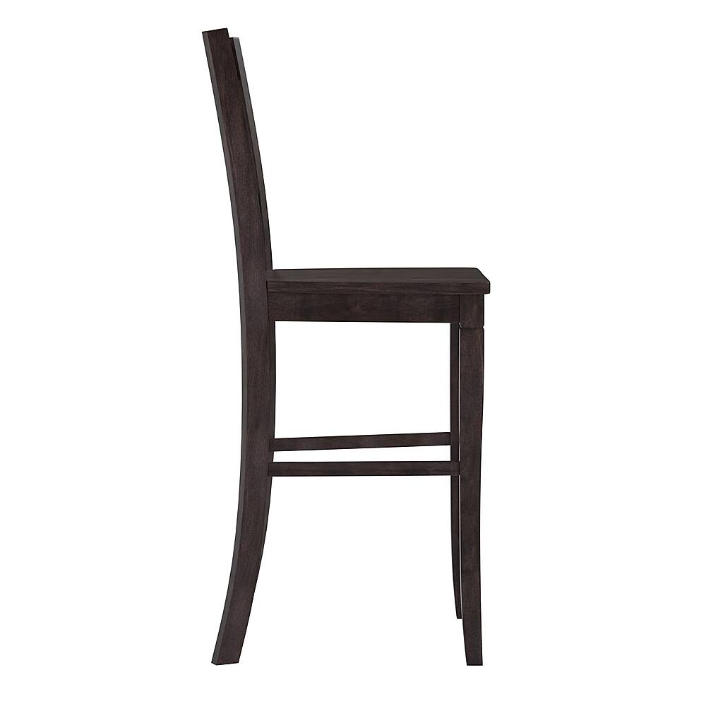 Alt View 17. Alamont Home - Gwendolyn Rustic Wood Bar Height Stool (Set of 2) - Gray Wash Walnut.