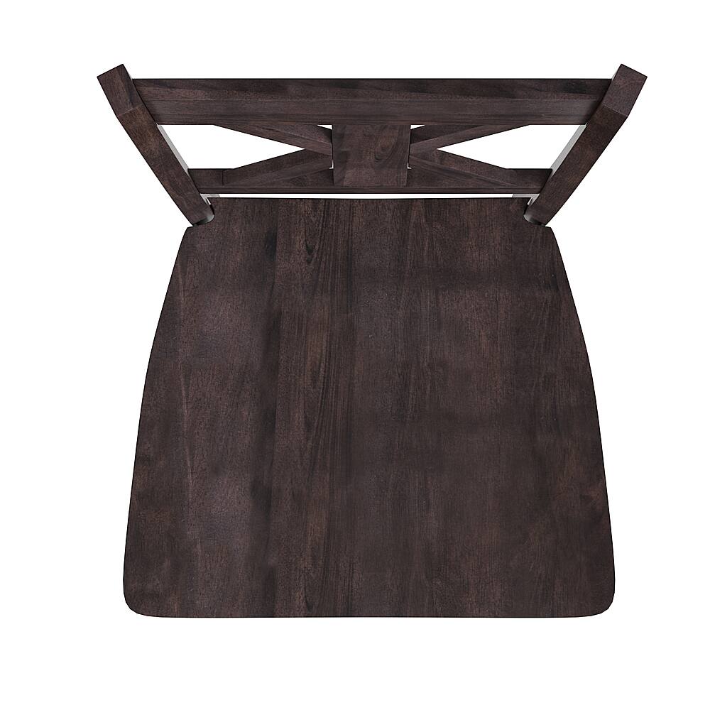 Alt View 18. Alamont Home - Gwendolyn Rustic Wood Bar Height Stool (Set of 2) - Gray Wash Walnut.