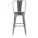 Alt View 17. Alamont Home - Lincoln Contemporary Resin Bar Height Stool - Clear Coated/Teak.
