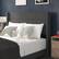 Alt View 15. Alamont Home - Hollis Queen Size Upholstered Platform Bed with Wingback Headboard - Charcoal.