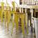 Alt View 12. Alamont Home - Kai All-Weather Commercial Bar Stool with Removable Back/Poly Seat-Yellow/Teak - Yellow/Teak.