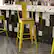 Alt View 16. Alamont Home - Kai All-Weather Commercial Bar Stool with Removable Back/Poly Seat-Yellow/Teak - Yellow/Teak.