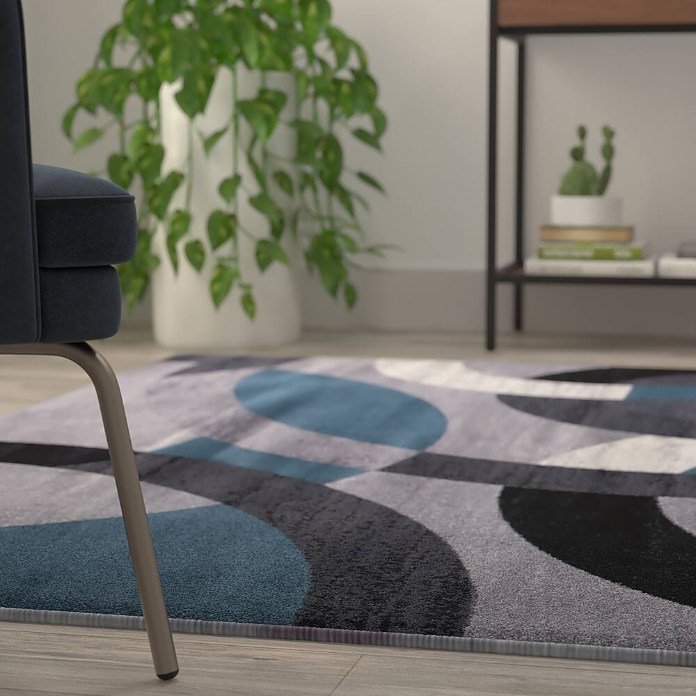 Alamont Home Harken Collection Modern Geometric Design Area Rug 6' x 9 ...