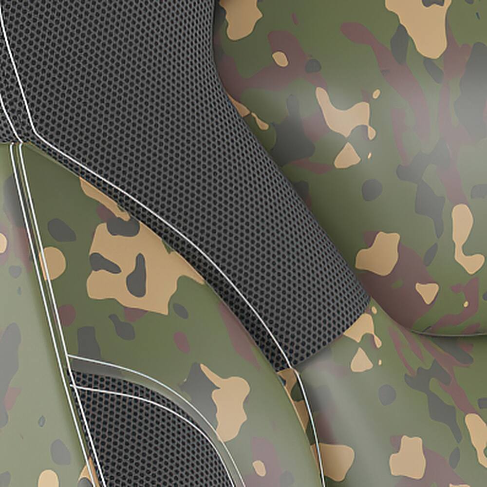 Alt View 16. Alamont Home - X10 Office Gaming Chair with Skater Wheels & Flip Up Arms - Camouflage LeatherSoft - Camouflage.