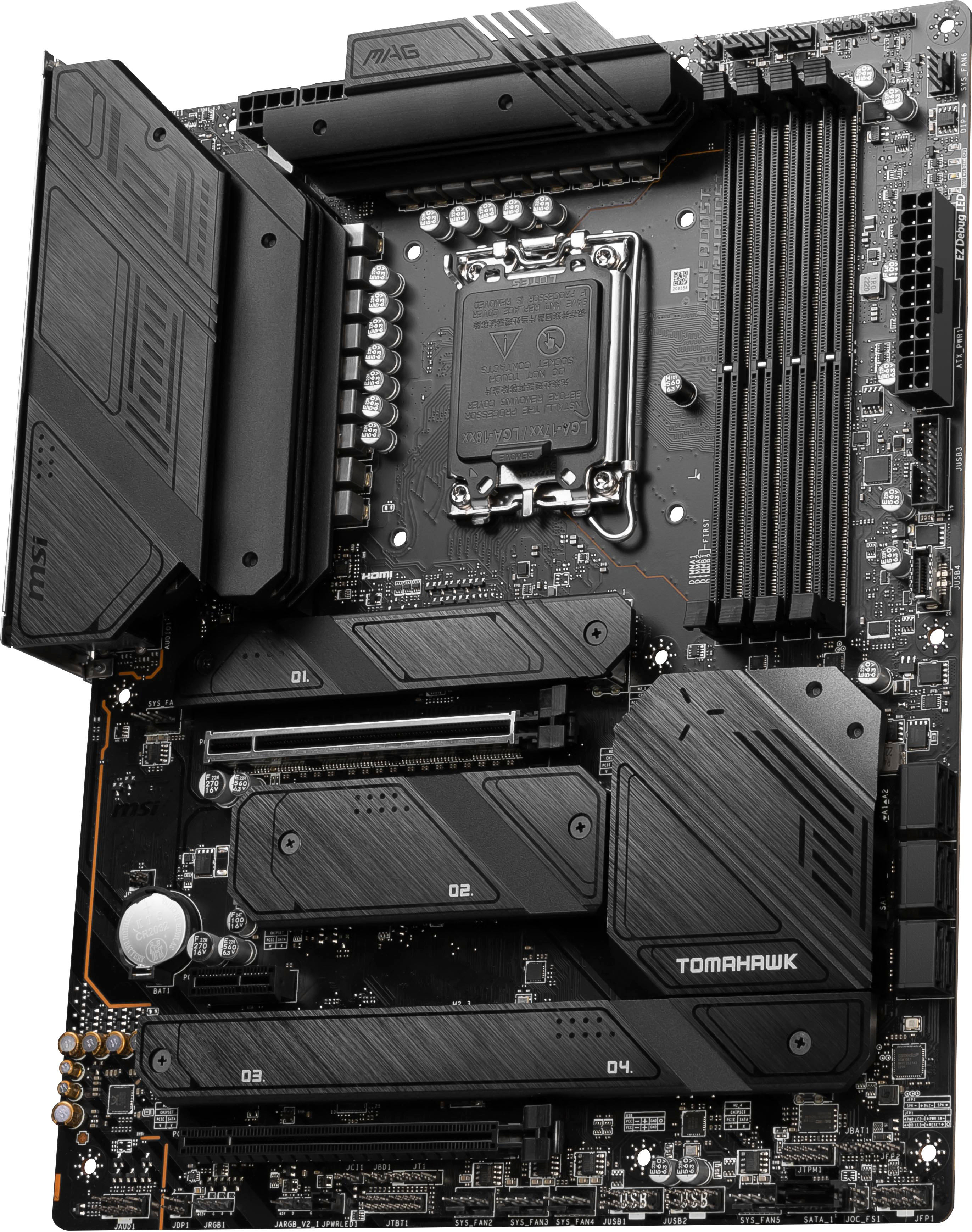 MSI MAG B650 Tomahawk WIFI (Socket LGA 1718) USB 3.2 AMD Motherboard Black  MAG B650 Tomahawk WIFI - Best Buy