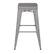 Alt View 16. Alamont Home - Kai Indoor/Outdoor Backless Bar Stool with Poly Seat - Silver/Gray - Silver/Gray.