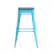 Alt View 11. Alamont Home - Cierra Industrial Resin Backless Bar Stool (Set of 4) - Teal/Teal-Blue.