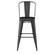 Alt View 11. Alamont Home - Carly All-Weather Bar Height Stool with Poly Resin Seat - Black/Black - Black/Black.