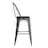 Alt View 18. Alamont Home - Carly All-Weather Bar Height Stool with Poly Resin Seat - Black/Black - Black/Black.
