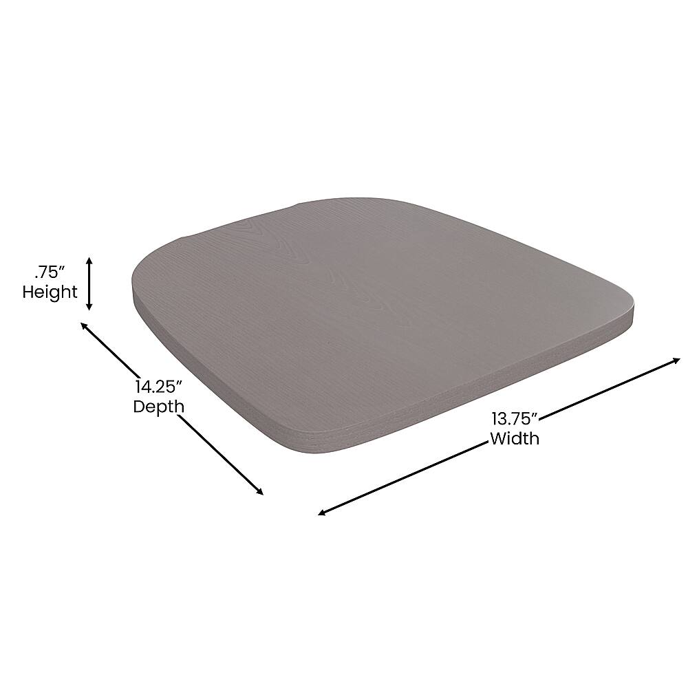 Alt View 14. Alamont Home - Carly All-Weather Bar Height Stool with Poly Resin Seat - Silver/Gray - Silver Gray/Gray.