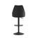 Alt View 16. Alamont Home - Chrishelle Modern Leather/Faux Leather Adjustable Height Pedestal Bar Stool (Set of 2) - Black.