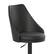Alt View 17. Alamont Home - Chrishelle Modern Leather/Faux Leather Adjustable Height Pedestal Bar Stool (Set of 2) - Black.