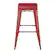 Alt View 16. Alamont Home - Kai Indoor/Outdoor Backless Bar Stool with Poly Seat - Red/Red - Red/Red.