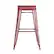 Alt View 17. Alamont Home - Kai Indoor/Outdoor Backless Bar Stool with Poly Seat - Red/Red - Red/Red.