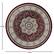 Alt View 12. Alamont Home - Portman Collection Medallion Motif Traditional Persian Style Round Area Rug 7' x 7' - Burgundy.