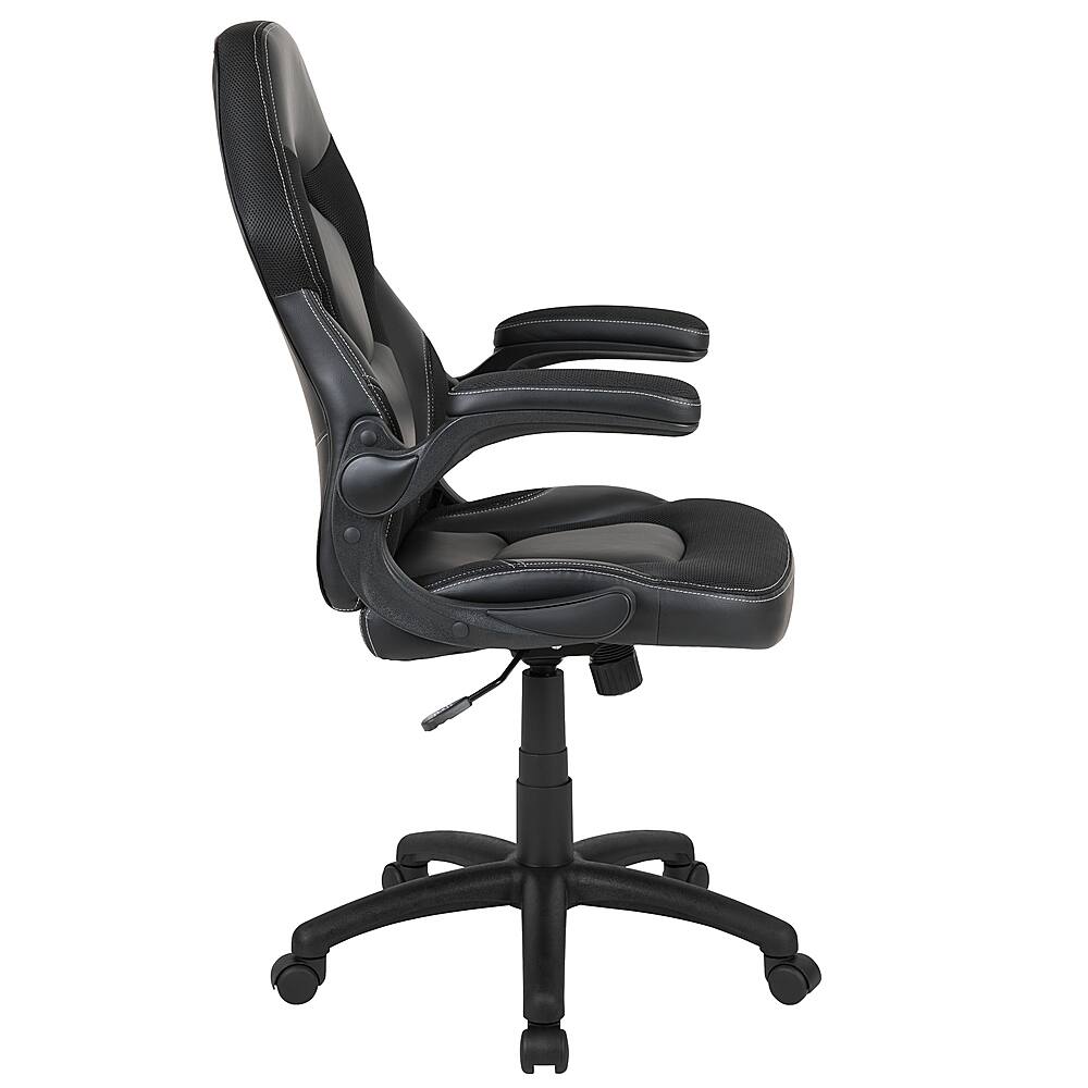 Alt View 16. Alamont Home - X10 High Back Black Racing Style Ergonomic Gaming Chair with Flip-Up Arms - Black.