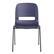 Alt View 11. Alamont Home - Ergonomic Shell Stack Chair with 16'' Seat Height - TRUE Navy Plastic/Black Frame.